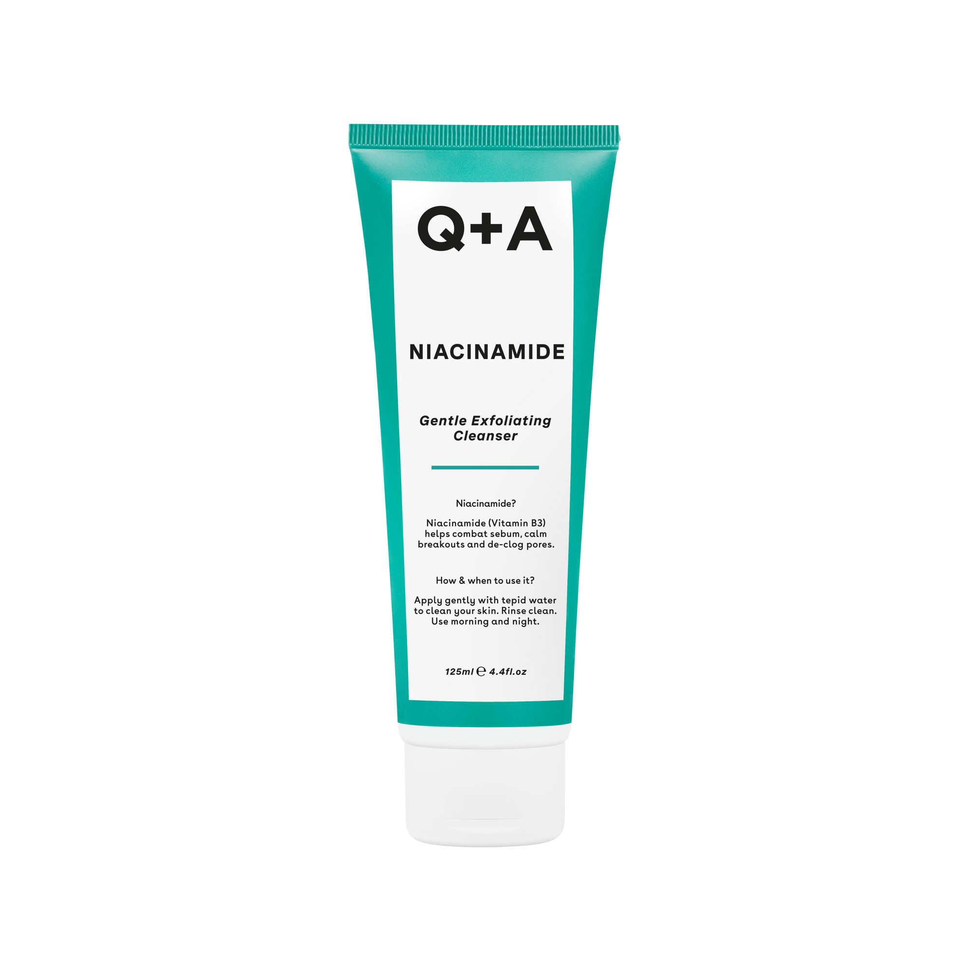 Q+A Niacinamide Gentle Exfoliating Cleanser